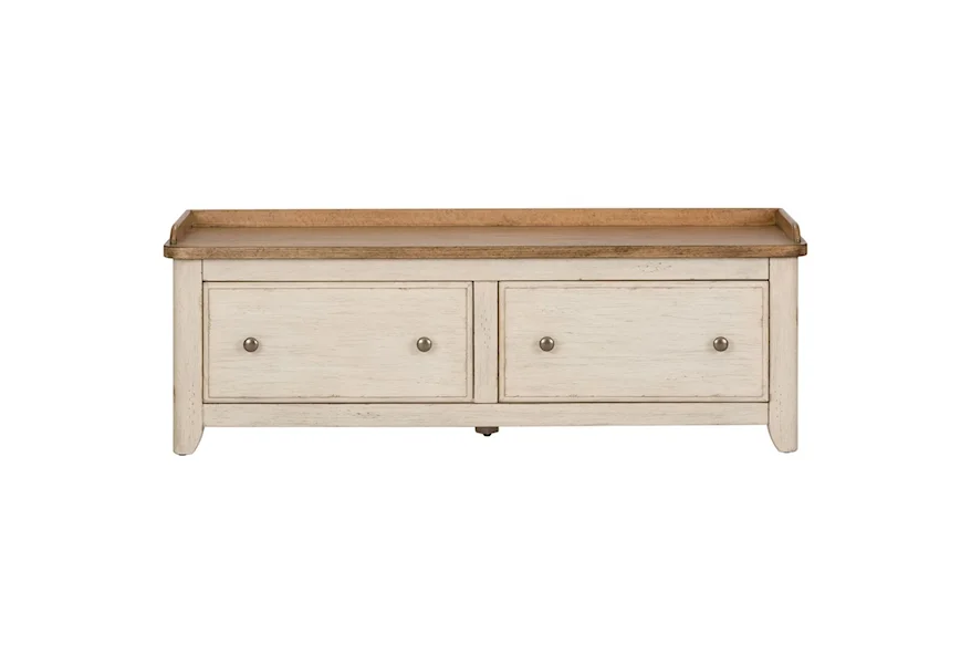 Farmhouse Reimagined Bench by Liberty Furniture at Esprit Decor Home Furnishings